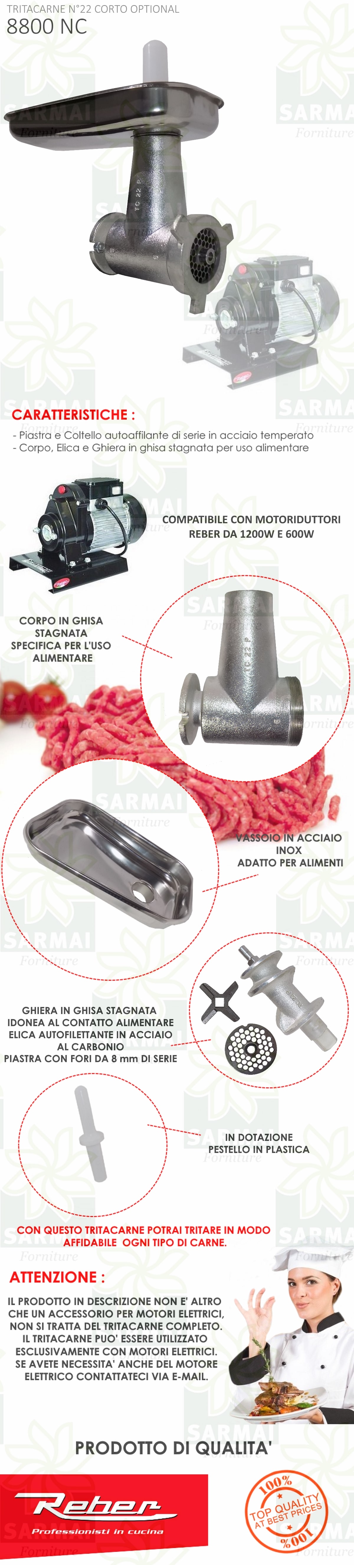 reber tritacarne n°22