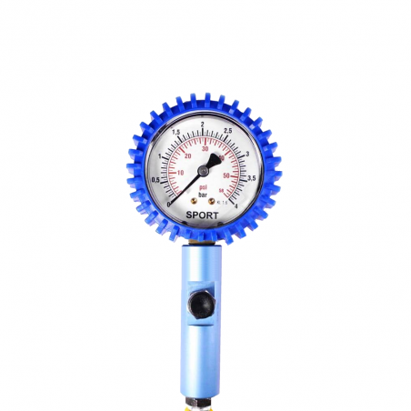 Pistola prova pressione sport professionale extra preciso 0-4 bar manometro Ø63 mm