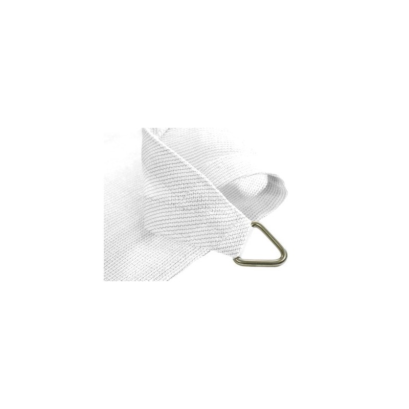 Tenda telo vela ombreggiante ombra triangolare Colore Bianco 5x5x5 3,6x3,6x3,6 m
