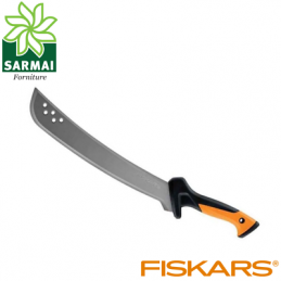FISKARS falce professionale doppia lama per sterpaglie erbacce canneti