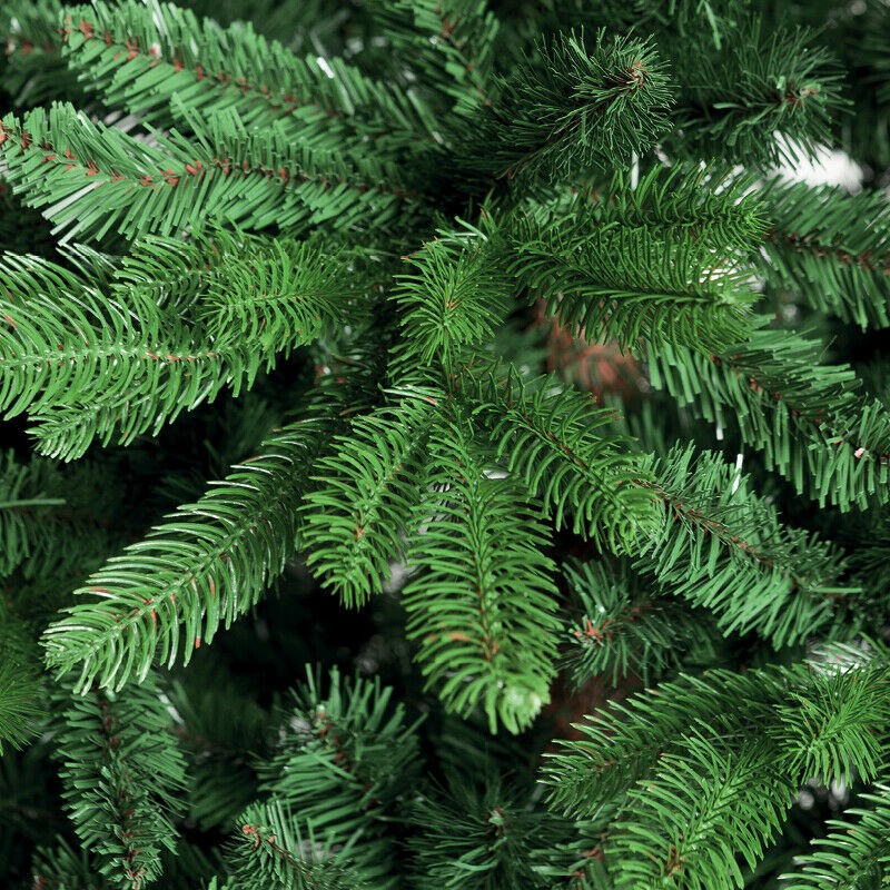 Albero di Natale ARTIFICIALE BRISTOL folto compatto rami integrati slim 210 CM