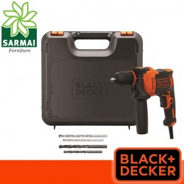 BLACK&DECKER BEH710K-QS Trapano a Percussione 710 W reversibile con valigetta