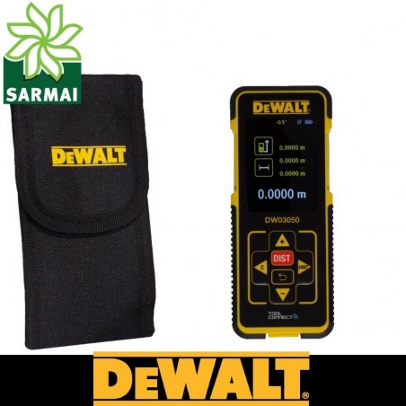 DeWALT DW03050 Misuratore laser di distanze 50 m precisione 1,5 mm con custodia