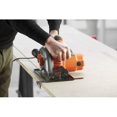 BLACK & DECKER CS1550-QS Sega circolare elettrica 1500W Ø 190mm inclinazione 45°