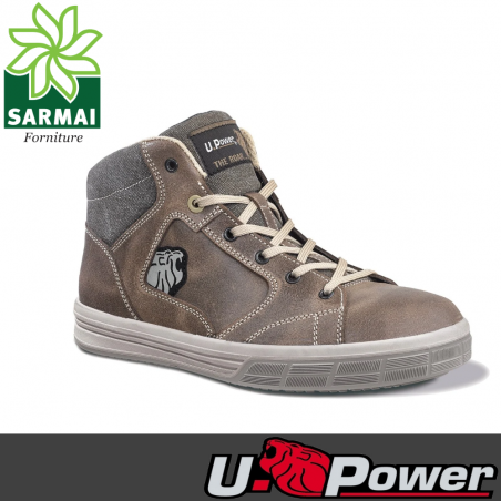 Scarpe da lavoro Antinfortunistica UPOWER SAFARI S3 SRC linea THE ROAR in pelle