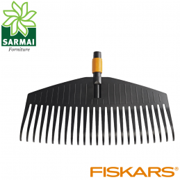 Fiskars QuikFit testina accessorio Scopa foglie rastrello 25 denti flessibili