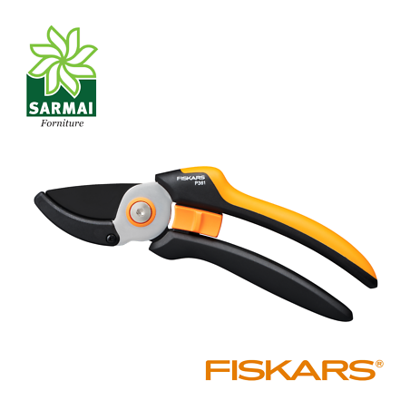 FISKARS P361 forbici da potatura Incudine Solid acciaio temprato taglio Ø 20 mm