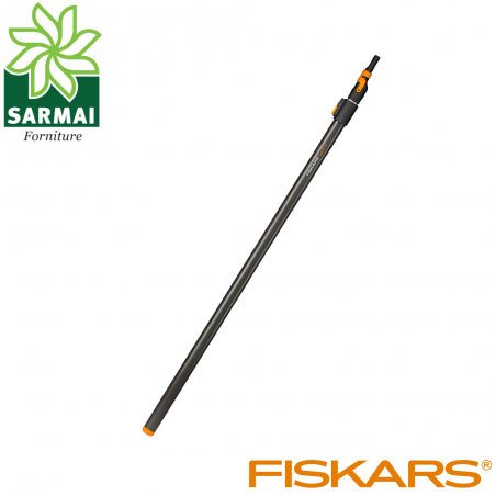 FISKARS manico telescopico QuikFit in alluminio fino a 4 m super leggero