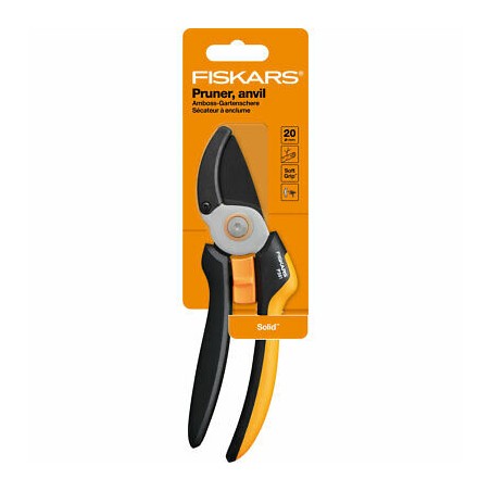 FISKARS P361 forbici da potatura Incudine Solid acciaio temprato taglio Ø 20 mm