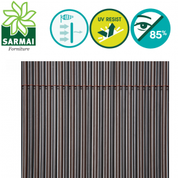 Cannette ombreggianti 85% in vimini sintetiche resistenti al sole rotolo 3 m