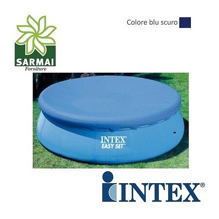 INTEX 28021 COPRIPISCINA COPRI PISCINA TELO COPERTURA ROTONDA PER AUTOPORTANTE CM 305