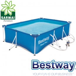 Piscina rettangolare fuori terra BestWay 56404 300x201 cm optional pompa