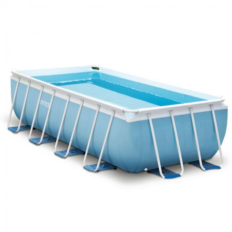 INTEX 26788 PISCINA FUORITERRA PRISMA FRAME RETTANGOLARE 400x200x100 CON POMPA FILTRO