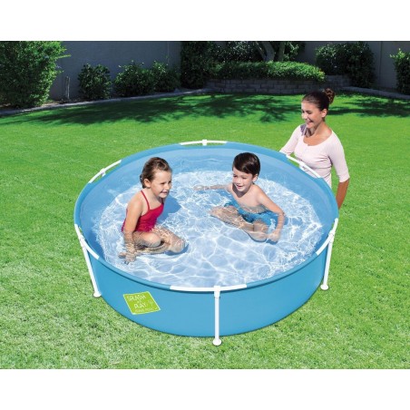 BestWay 56283 Piscina fuori terra fuoriterra con struttura rigida Ø 152xH38 cm