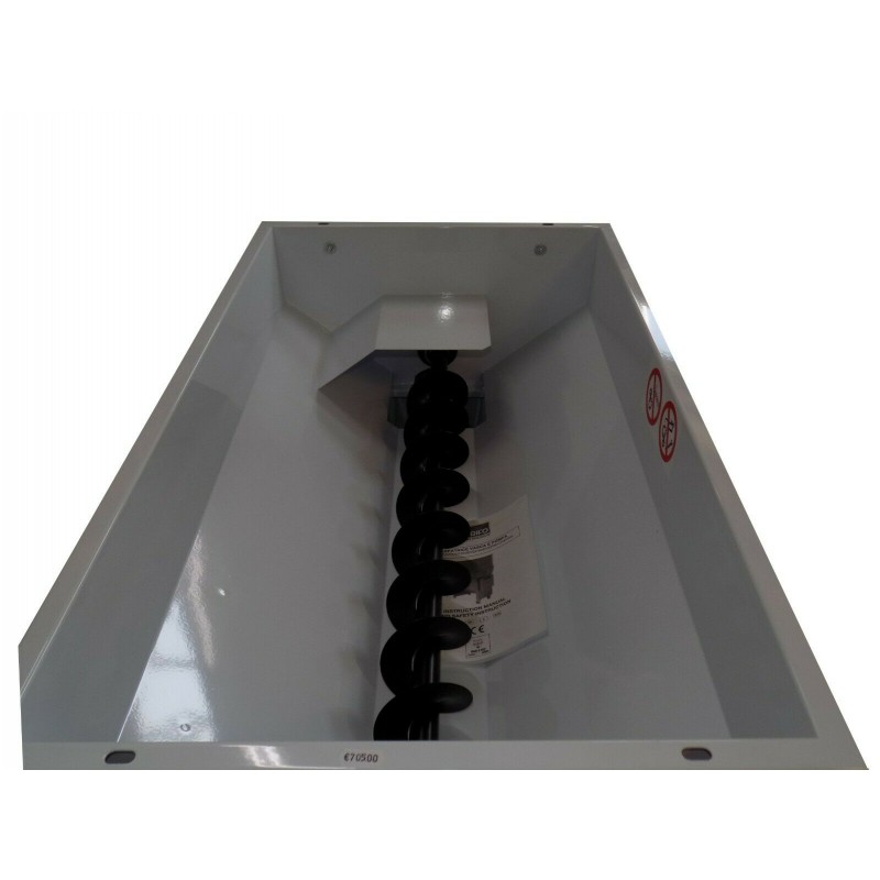 GRIFO DIRASPATRICE PIGIATRICE UVA APRIBILE CON VASCA E POMPA MOTORE DA 1500W