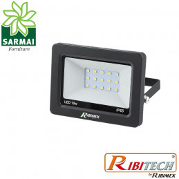 Faro faretto proiettore alluminio 10W 220V luce 4000K IP65 con staffa fissaggio
