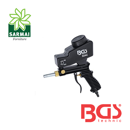 BGS 3244 PISTOLA SABBIATRICE PNEUMATICA CORPO IN ABS ATTACCO 1/4"