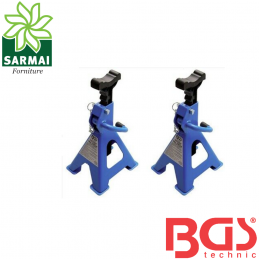 BGS 3014 COPPIA DI COLONNETTE REGOLABILI 278-423 mm 2 TON AZIONE A CRICCHETTO