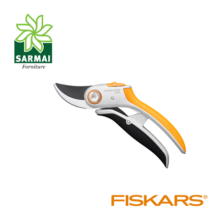 FISKARS P751 forbici da potatura Bypass Plus in acciaio temprato taglio Ø 24 mm