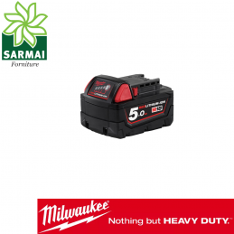 MILWAUKEE M18 B5 batteria 18V 5.0 Ah Li-Ion a ioni di litio 20% energia in più