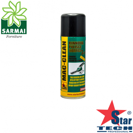 MAC CLEAN pulitore spray 400 ml protettivo cura manutenzione utensili da taglio