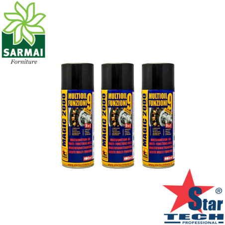 MAGIC 2000 spray 400 ml olio multifunzione lubrificante sbloccante antiruggine