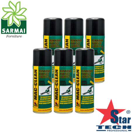 MAC CLEAN pulitore spray 400 ml protettivo cura manutenzione utensili da taglio