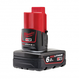 MILWAUKEE M12 B6 batteria 12V 6.0 Ah Li-Ion a ioni di litio 3 volte più potente