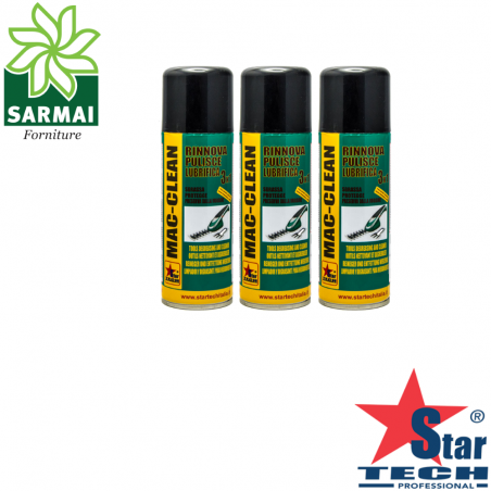 MAC CLEAN pulitore spray 400 ml protettivo cura manutenzione utensili da taglio