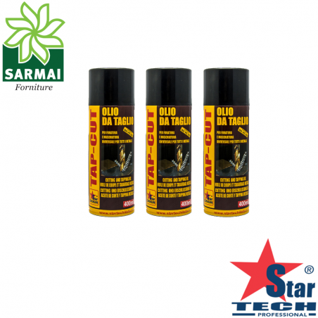 TAP-CUT spray 400 ml olio da taglio per foratura maschiatura per tutti i metalli