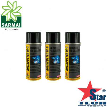ANTISPUTTER spray 400 ml antiscorie antiadesivo sintetico per saldatura no fumi