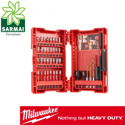 Assortimento inserti bits 40 pz Milwaukee SHOCKWAVE acciaio trattato in custodia