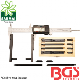 BGS 1930-1 Set accessori per calibri a corsoio per tutti i tipi di misurazione