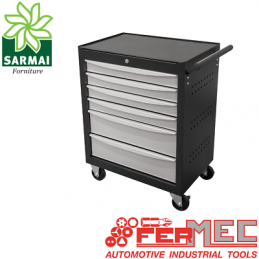 FerMec 53558 Carrello portautensili 6 cassetti in ABS con ruote VUOTO