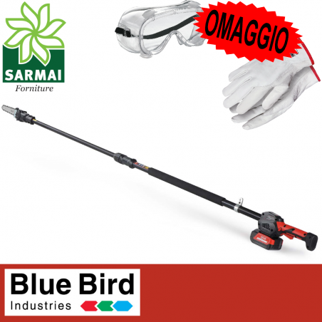 Motosega potatore telescopico a batteria barra CARVING 23 cm BLUE BIRD PCS 22-10