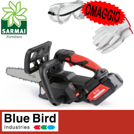 kit BLUE BIRD TH CS22-07 motosega elettrosega da potatura a batteria 18V 5,0 Ah