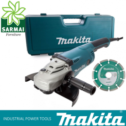 MAKITA GA9020KD smerigliatrice angolare flex 2200W 230 mm in valigetta + disco