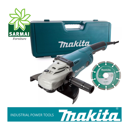 MAKITA GA9020KD smerigliatrice angolare flex 2200W 230 mm in valigetta + disco