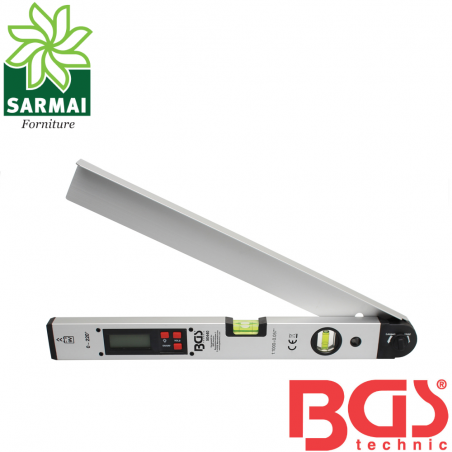 BGS 50440 misura angolo goniometro digitale livella orizzontale e verticale 45cm