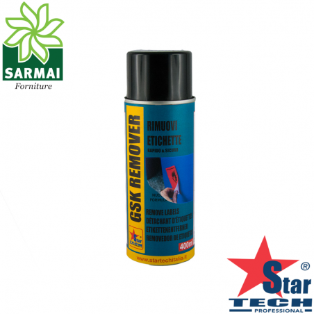 GSK-REMOVER spray 400 ml rimuovi etichette colla mastice nastri adesivi inodore