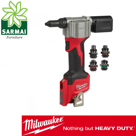 MILWAUKEE M12 BPRT-0 rivettatrice automatica a batteria 12V Ø 4,8 mm solo corpo