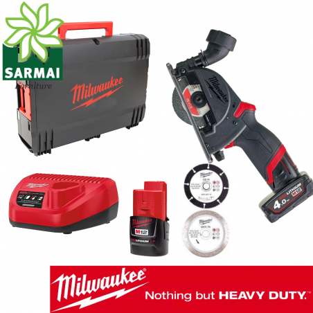 MILWAUKEE M12 FCOT-422X 12V mini smerigliatrice troncatrice per multimateriale