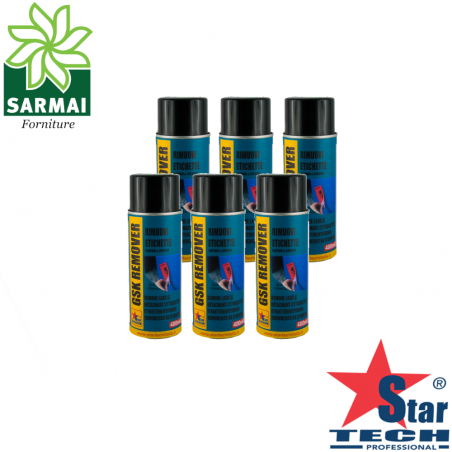 GSK-REMOVER spray 400 ml rimuovi etichette colla mastice nastri adesivi inodore