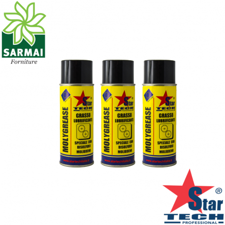 MOLYGREASE spray 400 ml Grasso lubrificante speciale al Bisolfuro di Molibdeno