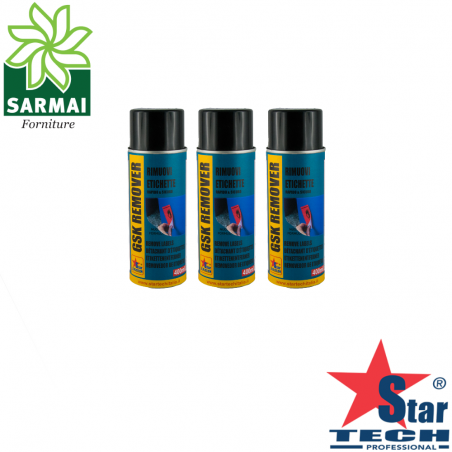 GSK-REMOVER spray 400 ml rimuovi etichette colla mastice nastri adesivi inodore