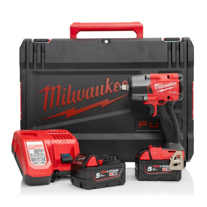 MILWAUKEE M18 FMTIW2F12-502X FUEL avvitatore a impulsi 881 Nm 18V attacco 1/2