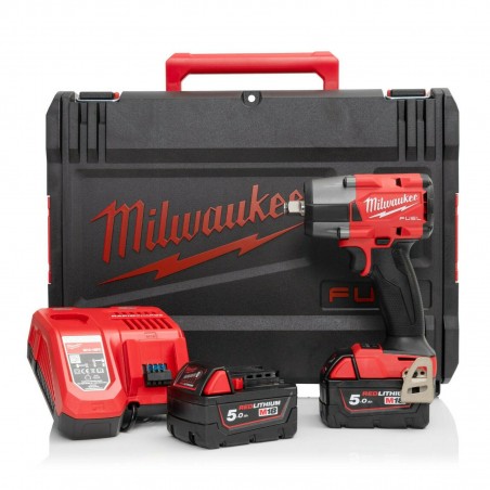 MILWAUKEE M18 FMTIW2F12-502X FUEL avvitatore a impulsi 881 Nm 18V attacco 1/2