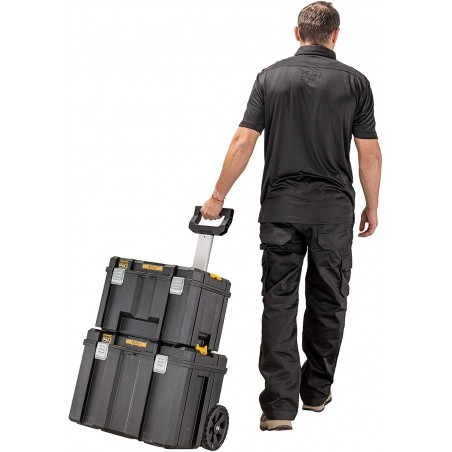 DeWALT TROLLEY CASSETTA CASSONE PORTA UTENSILI CON RUOTE E IMPUGNATURA TELESCOPICA VUOTA