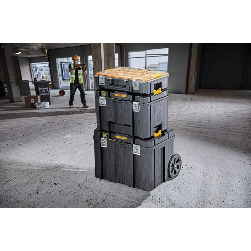 DeWALT TROLLEY CASSETTA CASSONE PORTA UTENSILI CON RUOTE E IMPUGNATURA TELESCOPICA VUOTA