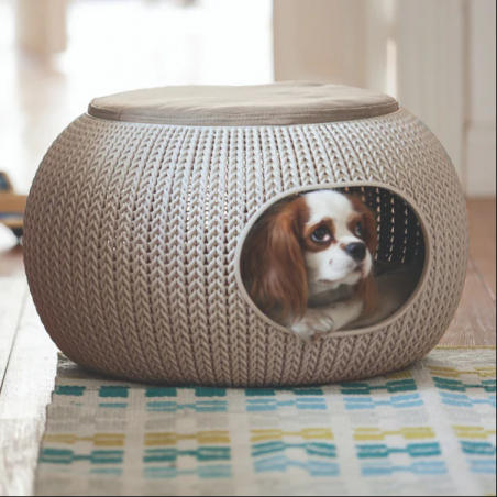 CURVER Cozy cuccia chiusa divanetto divano puffo letto lettino per cane gatto